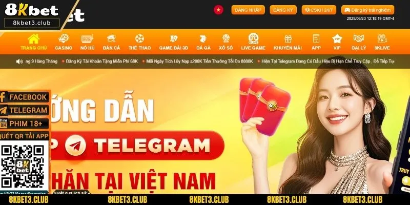 Đăng nhập link an toàn 8kbet giúp hội viên an tâm trải nghiệm