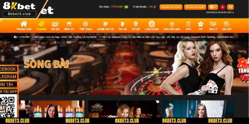 Lý do anh em nên chọn sảnh Live Casino 8KBET để giải trí