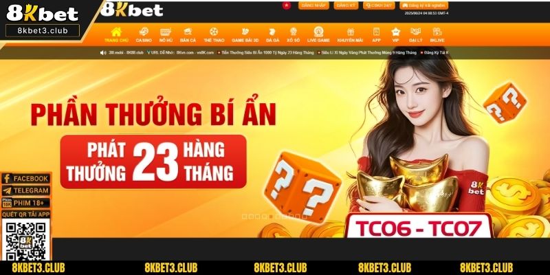 Trải nghiệm cá cược đổi thưởng và nhận khuyến mãi siêu sốc tại 8KBET