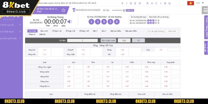 VR Lottery áp dụng thuật toán ngẫu nhiên để quay thưởng